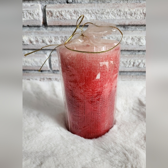 2/$15 - New Red Candle in wrapping - Picture 3 of 5